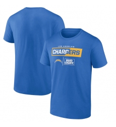 Men Los Angeles Chargers Light Blue X Bud Light T Shirt