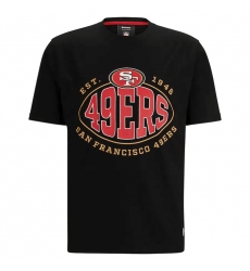 Men San Francisco 49ers Black BOSS X Trap T Shirt