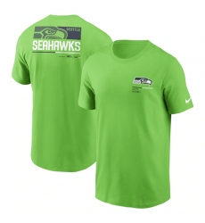 Men Seattle Seahawks Green Team Incline T Shirt