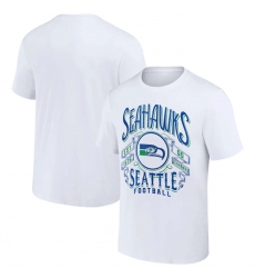 Men Seattle Seahawks White X Darius Rucker Collection Vintage Football T Shirt