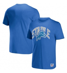 Men Detroit Lions X Staple Blue Logo Lockup T Shirt