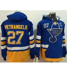 Blues #27 Alex Pietrangelo Light Blue Name  26 Number Pullover NHL Hoodie