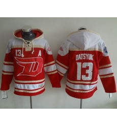 Men Detroit Red Wings 13 Pavel Datsyuk Red 2016 Stadium Series NHL Hoodie