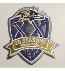 1996-2015 Patch 20Th Seasons Anniversarys Baltimore Ravens Patch