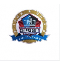 Stitched NFL 1963-2013 Pro Football Hall of Fame 50th Anniversary Fifty Years Jersey Patch