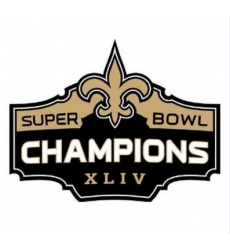 Stitched New Orleans Saints Super Bowl XLIV Jersey Patch