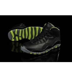Air Jordan 10 Shoes 2013 Mens Black Green