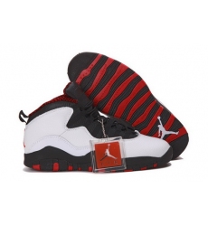 Air Jordan 10 Shoes 2013 Mens White Black Red