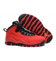 Air Jordan 10 Shoes 2014 Mens Red Black