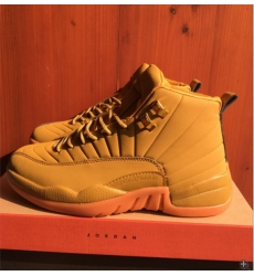Air Jordan 12 Men Shoes Yellow