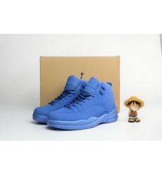 Air Jordan 12 Retro Men Shoes Full Blue