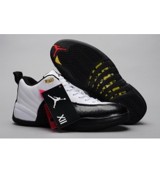 Air Jordan 12 Shoes 2014 Mens Low White Black