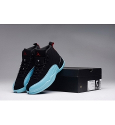 Air Jordan 12 Shoes 2015 Mens Black Blue