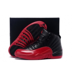 Air Jordan 12 Shoes 2015 Mens Classical Black Red