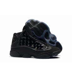 Air Jordan 13 Retro Men Shoes All Black