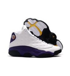 Air Jordan 13 Retro Men Shoes White Purple
