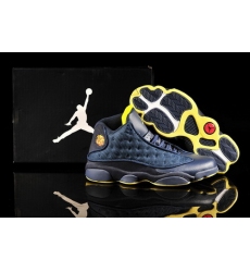 Air Jordan 13 XIII Shoes 2013 Mens Shoes Navy Blue Black Yellow Online