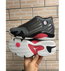 Air Jordan 14 Men Shoes Black Grey Pink