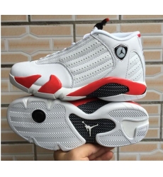 Air Jordan 14 Retro White Red Men Shoes