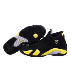 Air Jordan 14 Shoes 2015 Mens Black Yellow