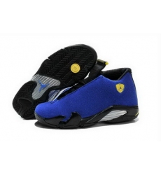 Air Jordan 14 Shoes 2015 Mens Blue Black