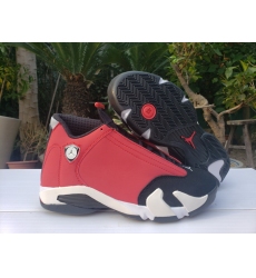 Nike Air Jordan 14 Classic Black Red Men Shoes
