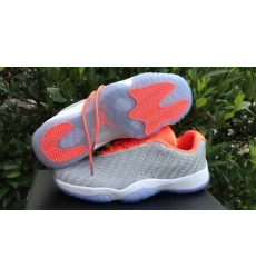 Air Jordan 11 Future PREMIUM Men Grey Orange Shoes