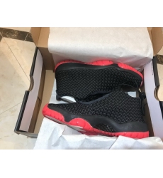 Air Jordan 11 Retro Black and Red Knitted Men Shoes