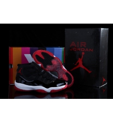 Air Jordan 11 Shoes 2013 Mens Grade AAA Rainbow Black Red