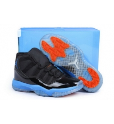 Air Jordan 11 Shoes 2013 Mens Knicks Black Blue