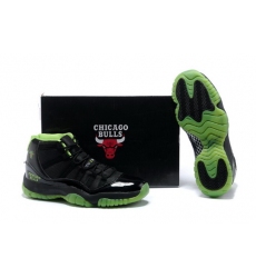 Air Jordan 11 Shoes 2013 Mens New Style Black Green