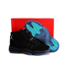 Air Jordan 11 Shoes 2014 Mens Bred Nubuck Black Jade