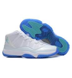 Air Jordan 11 Shoes 2014 Mens White Blue Cyan