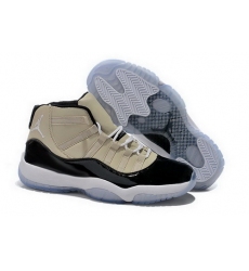 Air Jordan 11 Shoes 2015 Mens Beige Black