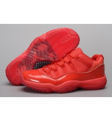 Air Jordan 11 Shoes 2015 Mens Low All Red