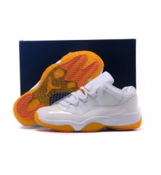 Air Jordan 11 Shoes 2015 Mens Low White Brown