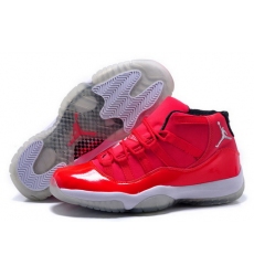 Air Jordan 11 Shoes 2015 Mens Red White