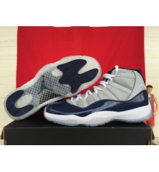 Air Jordan 11 Shoes 2015High Grey Navy