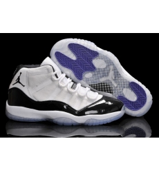 Air Jordan 11 XI Shoes 2013 Mens Grade AAA White Purple Shoes