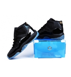 Air Jordan XI 11 Mens Shoes Black Blue