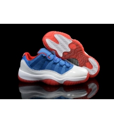 Air Jrodan 11 Retro 2015 Low Cut Men Shoes Blue White Red