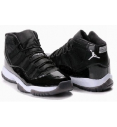Nike Air Jordan 11 Black and White Men Shoes