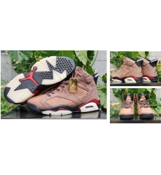 Air Jordan 6 Retro Levis Jeans Brown Men Shoes