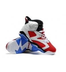 Air Jordan 6 Retro Men Shoes Classic White Red Blue
