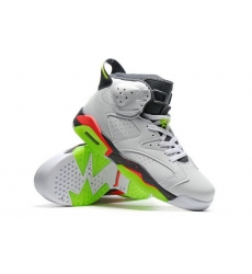 Air Jordan 6 Retro Men Shoes White Green