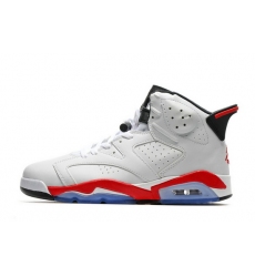Air Jordan 6 Retro Men Shoes White Red Blue