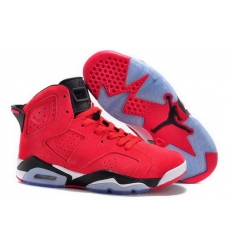 Air Jordan 6 Shoes 2015 Mens Anti Fur Red Black