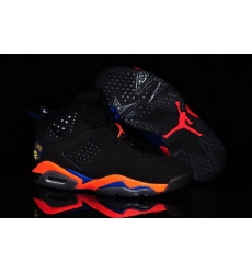 Air Jordan 6 Shoes 2015 Mens Knicks Seal Black Orange