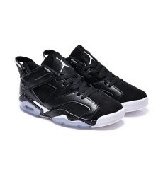 Air Jordan 6 Shoes 2015 Mens Low Black White