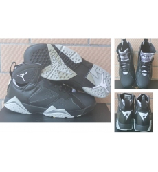 Air Jordan 7 Retro 2020 Black Silver Men Shoes